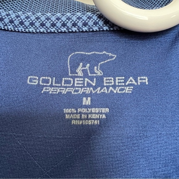 Golden Bear Performance by Jack Nicklaus Mens Polo Shirt Size M Blue - Picture 3 of 5